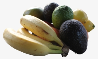 unpeeled mixed fruits png image - avocados