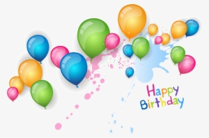 Happy Birthday Balloon Png - Simple Happy Birthday Frame