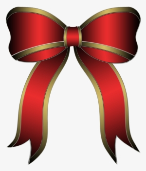 Red Bow, Holiday Bow, Bow, Gift, Ribbon, Seasonal - Gambar Pita Kupu Kupu