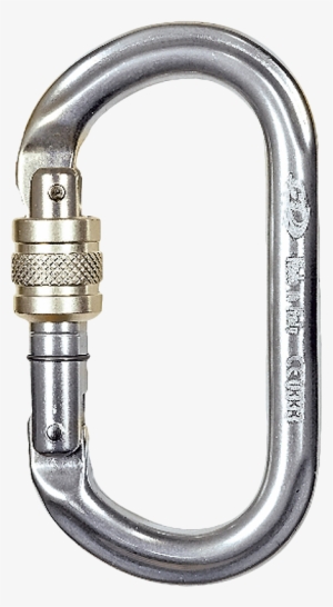 light alloy connector with oval shape, screw gate and - repetto parallelo lega ghiera