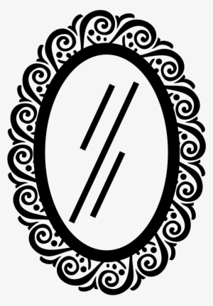Mirror Oval Shape - Elks Logo