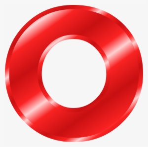 Big Image - Letter O Clipart Red