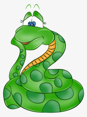 Cartoon Snake Clipart - Start With The Letter S