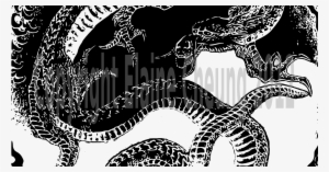 Prints, Prints For Everyone - Yin Yang Dragon Enclosed Circle Queen Duvet