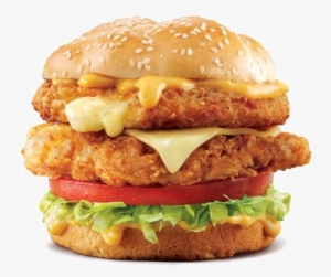 Kfc Burger Transparent - Big Cheese Burger Kfc