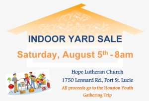 Indoor Yard Sale - Advertise With Us
