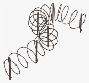 barbwire background png - wire barricade png