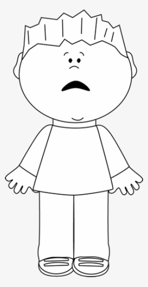 Png Transparent Download Black And White With A Face - Girl Sad Clip Art Black And White