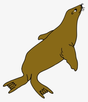 Earless Seal Sea Lion Walrus Computer Icons Drawing - Walrus Tail Png