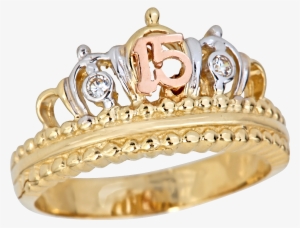 Gold Princess Crown Png - Anillos De 15 De Corona