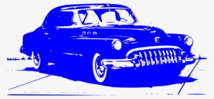 How To Set Use Blue Vintage Car Svg Vector