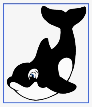 Seal Clipart Sea Lion - Cute Cartoon Killer Whale