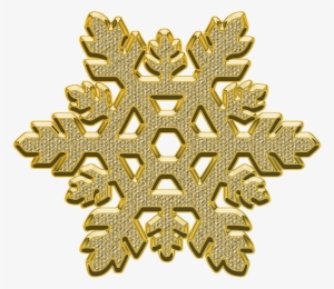 Gold Snowflake Png Transparent Background