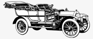 {click On Png Image To Download/save} - Black And White Vintage Cars Png