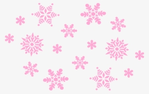 Clip Art Royalty Free Pale Pink Snowflakes Clip Art - Symbol For Sarcoidosis Awareness