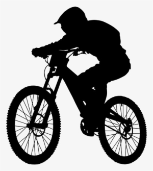 Bike Rentals - Mountain Biker Silhouette Png