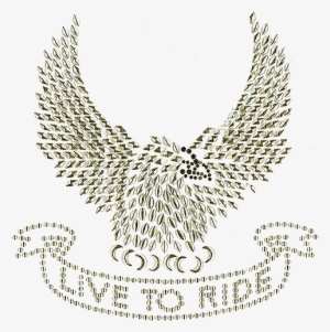 "live To Ride" Banner - Live To Ride Font