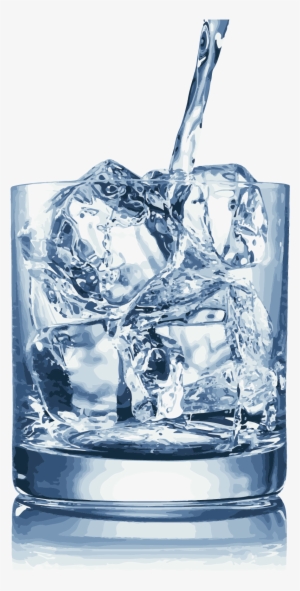Cups And Ice Transprent Png Free Download - Glass With Ice Cubes Png