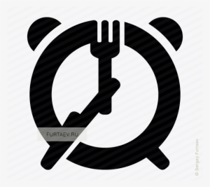 Dinner Icon Vector - Lunch Time Icon