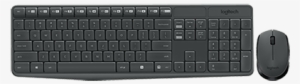 Mk235 Wireless Keyboard And Mouse Full-size - Logitech K235