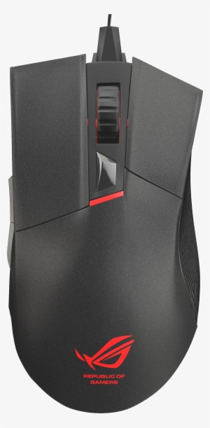 The Mayan-patterned Grip Aims To Keep The Users Hand - Mouse Rog Gladius