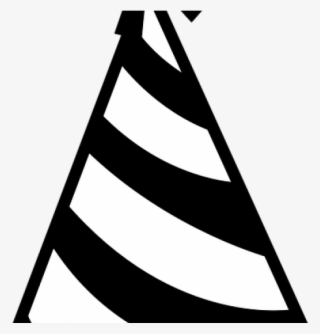 Birthday Hat Vector - Birthday Hat Clipart Black And White