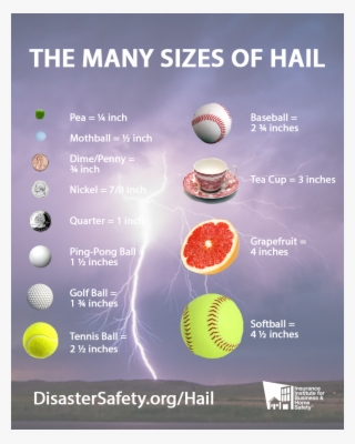 Ibhs Hail Study - Big Can A Hailstone Get