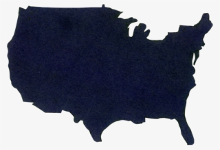 Cutout Paper Map Of United States - United States Cutout