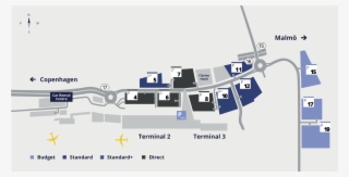 Get An Overview Of The Car Parks In Copenhagen Airport - Car Rental Center Copenhagen Airport