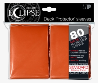 Ultra Pro Game Sleeves-pro Matte Eclipse Orange - Ultimate Guard Zipfolio 12 Pockets
