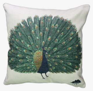 Pronger The Peacock- Cushion Cover - Cushion