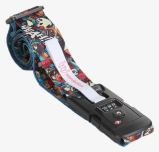 Graffiti Luggage Strap With Weighing Scale - Toy