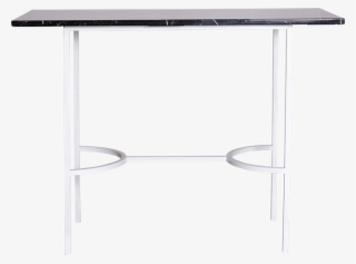 White Arc Bar Table - Sofa Tables