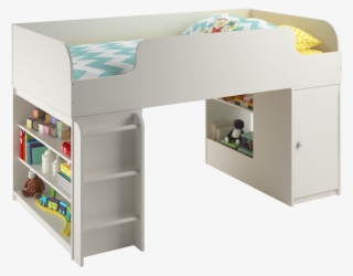 Cosco Elements Loft Bed With Bookcase And Toy Box Bookcase - Bookcase