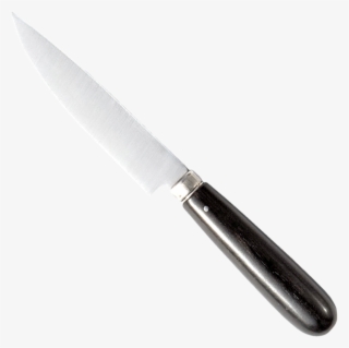 Pallares Black Table & Kitchen Knife 10cm - Serrated Knife For Bread