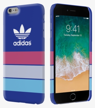 Iphone 6 Plus Back Cover And Case Blue Adidas Design