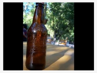 Here Is A Photo Of A Root Beer Float It Has Root Beer - Glass Bottle