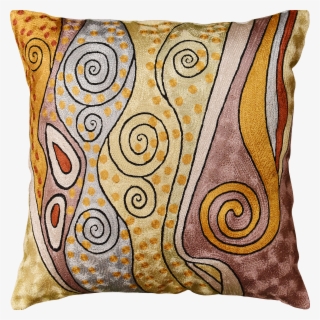 klimt art nouveau ii light purple accent pillow cover - cushion