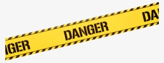 Danger Photography Yellow Warning Tape Hazard Barricade - Danger Transparent Background