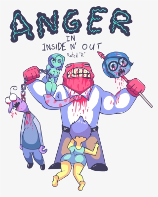 Anger In Inside N' Out - Cartoon