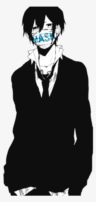 Anime Boy Sad - Anime Boy With Mask Transparent PNG - 442x700 - Free  Download on NicePNG