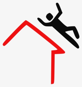 This Png File Is About Injury , Icon , Falling , Roof