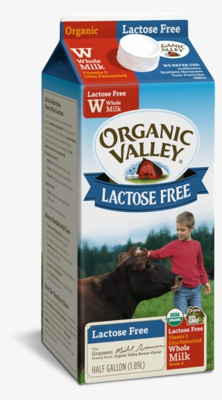 Lactose-free Whole Milk, Ultra Pasteurized, Half Gallon - Organic Valley Lactose Free Whole Milk