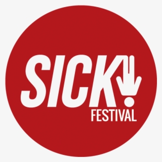 Sick Festival Red Logo White Writing With A Stick Man - Breakfast Club London Logo