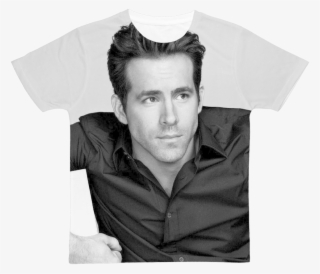 Ryan Reynolds ﻿classic Sublimation Adult T-shirt - Celebrity Is Associated With Brylcreem