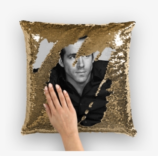 Ryan Reynolds ﻿sequin Cushion Cover - Personalised Sequin Cushion