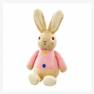 Peter Rabbit Flopsy Made With Love Knit Character - Stuffed Toy