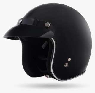 Five-o Black - Motorcycle Helmet