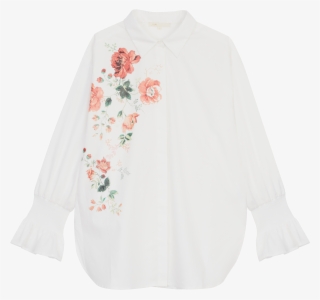Floral Print Shirt - Girl