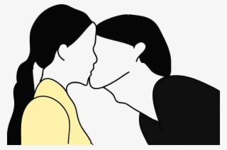 But Overall The Collection Is Emotionally Slight - Pareja Beso Png